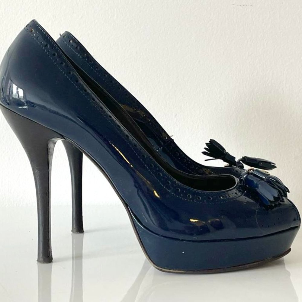 Blue Iceberg Heels